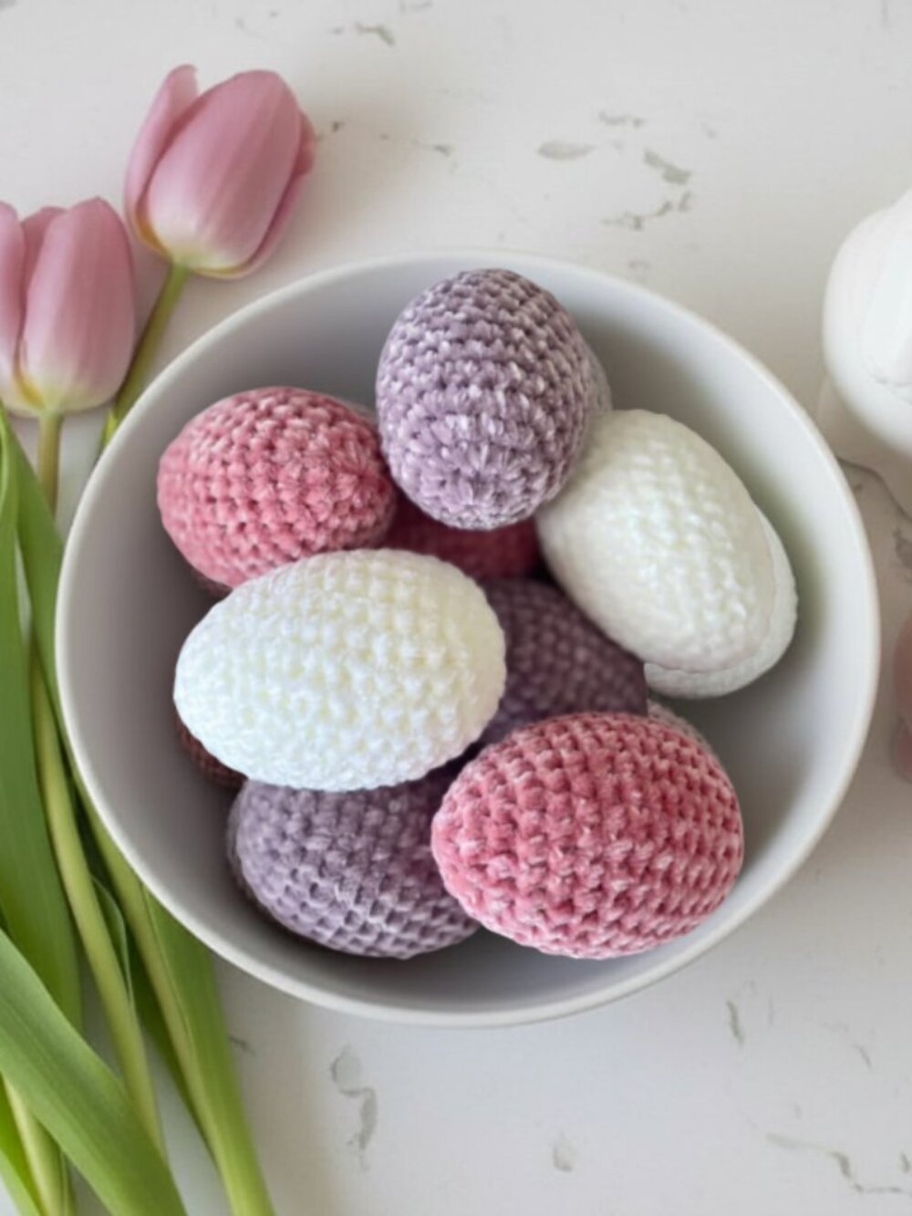 Set/3 Crocheted Easter Eggs